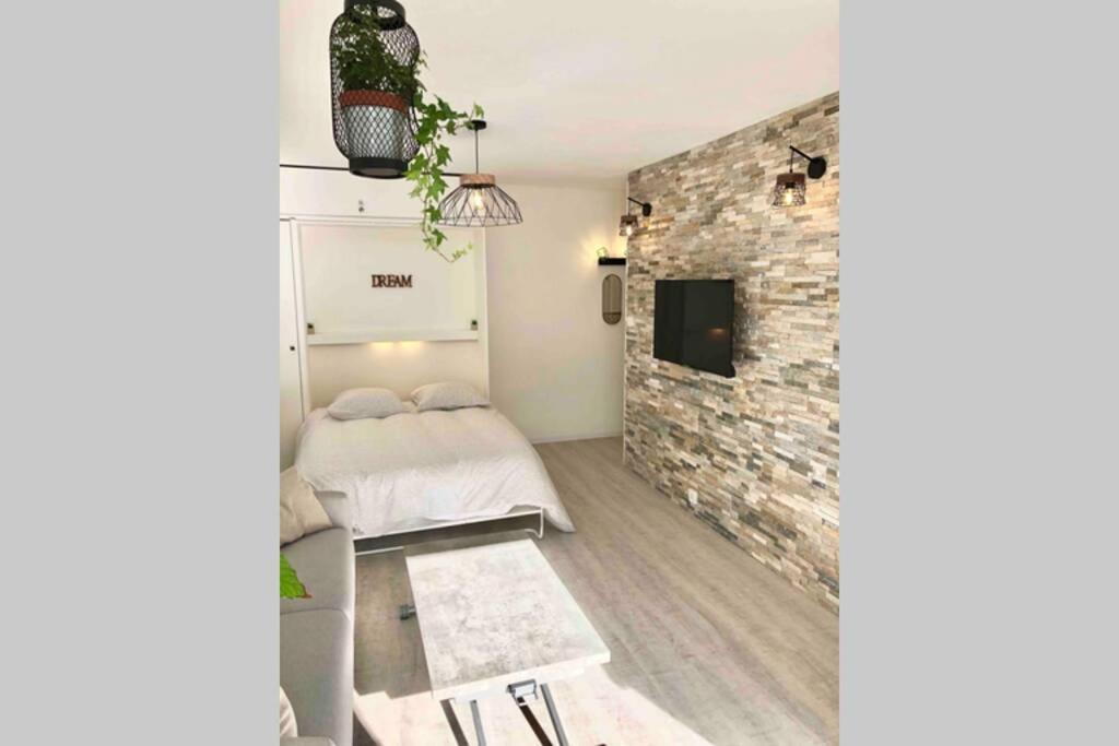 Grand studio cabine 30 m² centre ville, refait à neuf pour vous ! Climatisé La Grande-Motte Exterior foto